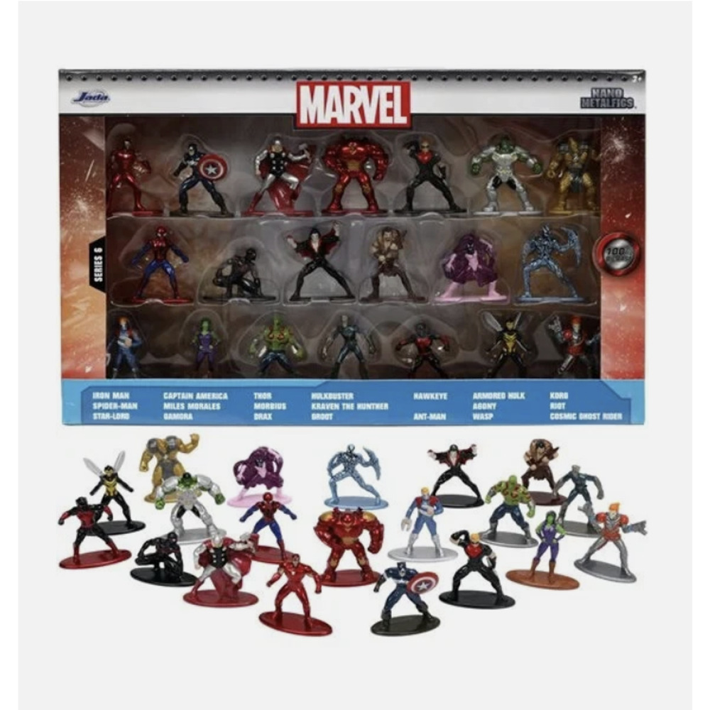 Jada * Marvel 20-Piece Set Wave 6 * Nano Metalfigs Metal Mini Figures 1 2/3"